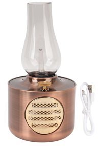 Goshyda Gaz Lambası 5 W Işıklı Kırmızı Bluetooth Hoparlör