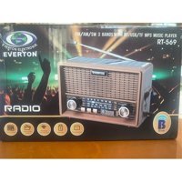 Everton RT-659 5 W Radyolu Kahverengi Bluetooth Hoparlör