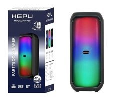 Hepu HP-959 Işıklı Siyah Bluetooth Hoparlör