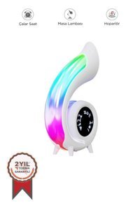 Torima 6in1 5 W Işıklı Beyaz Bluetooth Hoparlör