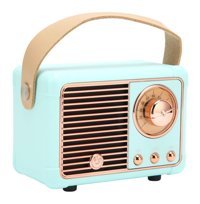 Goshyda Retro 3 W Radyolu Mavi Bluetooth Hoparlör