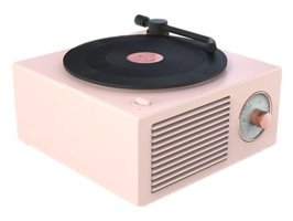 Kangrui-HB Atomik Vinil Pembe Bluetooth Hoparlör