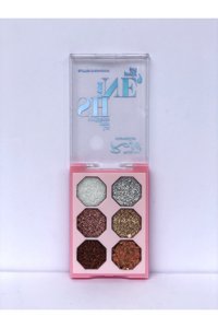 Roesia Rose Cosmetics Palette Toz Glitter Far Paleti