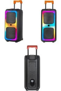 Kensa NDR-1097 30 W Işıklı Siyah Bluetooth Hoparlör