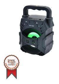 Torima KTS-1057 5 W Işıklı Siyah Bluetooth Hoparlör