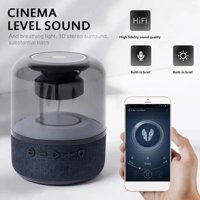 Qasul Yeni Nesil 5 W Işıklı Siyah Bluetooth Hoparlör