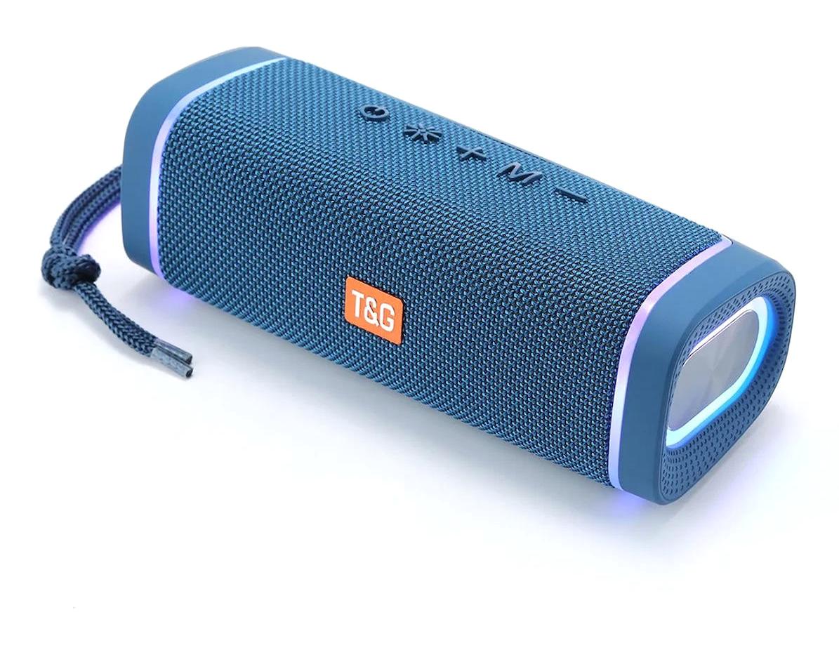 T&G TG375 10 W Işıklı Mavi Bluetooth Hoparlör
