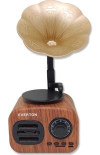 Everton RT-705 5 W Radyolu Kahverengi Bluetooth Hoparlör