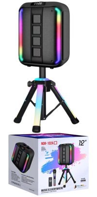 Polygold Tweeter 12 Işıklı Siyah Bluetooth Hoparlör