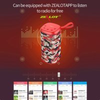 Zealot S35 10 W Kırmızı Bluetooth Hoparlör
