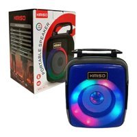 Powerstar KMS-5011 Radyolu Işıklı Mavi Bluetooth Hoparlör