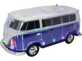 Wester WS-267BT 1967 Model T1 Vosvos 10 W Radyolu Işıklı Lacivert Bluetooth Hoparlör