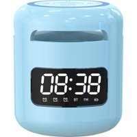 Gorgeous Dijital Saat 5 W Işıklı Mavi Bluetooth Hoparlör