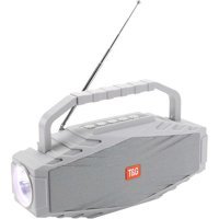 T&G TG804 10 W Radyolu Işıklı Gri Bluetooth Hoparlör