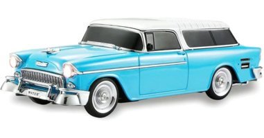 L'eDoren Chevrolet Belair 1955 Mavi Bluetooth Hoparlör