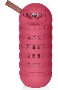 New Rixing NR-3025 5 W Kırmızı Bluetooth Hoparlör