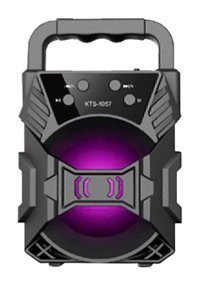 Subzero KTS-1057 5 W Radyolu Işıklı Siyah Bluetooth Hoparlör