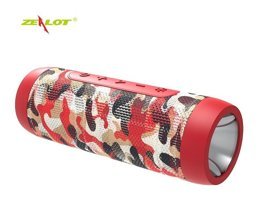 Zealot S22 5 W Işıklı Kırmızı Bluetooth Hoparlör