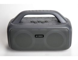 Syrox S42 50 W Radyolu Işıklı Gri Bluetooth Hoparlör