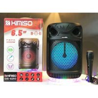 Kimiso QS-620 10 W Radyolu Işıklı Siyah Bluetooth Hoparlör