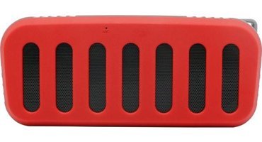 New Rixing NR-2013 3 W Kırmızı Bluetooth Hoparlör