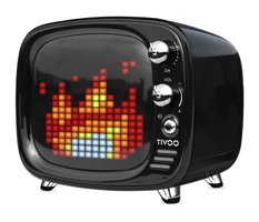 Divoom Tivoo Retro 6 W Işıklı Siyah Bluetooth Hoparlör