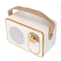 Yunseity Vintage 5 W Beyaz Bluetooth Hoparlör