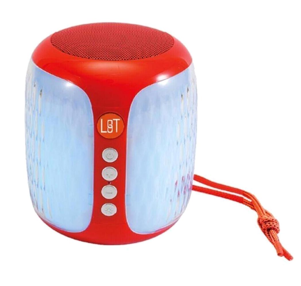 Linktech L208 5 W Işıklı Kırmızı Bluetooth Hoparlör