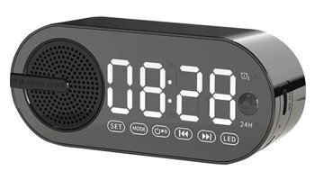 Humble Dijital Saat 3 W Radyolu Işıklı Siyah Bluetooth Hoparlör