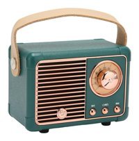 Goshyda Retro 3 W Radyolu Yeşil Bluetooth Hoparlör