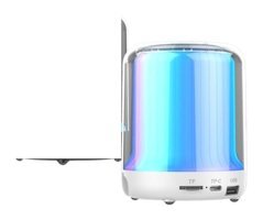 Boutiques A23 Işıklı Beyaz Bluetooth Hoparlör