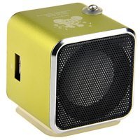 Ukcoco TD-V26 3 W Radyolu Sarı Bluetooth Hoparlör