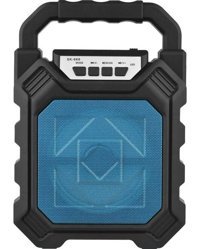 Turgut Ticaret SK-668 5 W Işıklı Mavi Bluetooth Hoparlör