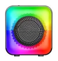 Concord GTS-1373 Radyolu Işıklı Siyah Bluetooth Hoparlör