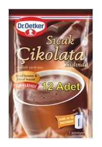 Dr. Oetker Sıcak Çikolata 12x25 gr