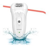 Goldmaster Alya GM-8136 Genital Bölge Tüm Vücut Koltuk Altı Bacak İçin 32 Cımbızlı 1 Başlıklı Kablosuz Işıklı Islak Kuru Epilasyon Aleti Beyaz