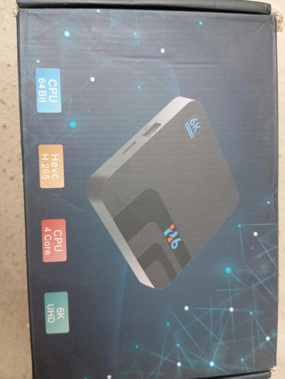 Allwinner H6 32 GB Kapasiteli 4 GB Ram Wifi 6K Android TV Box