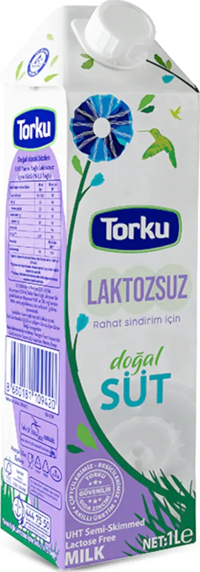 Torku Yarım Yağlı Laktozsuz Süt 1 lt