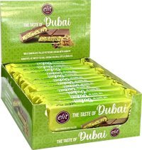 Elit Dubai Antep Fıstığı-Kadayıf Sütlü Çikolata 90 gr 12'li