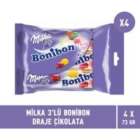 Milka Bonibon Kakaolu Draje Çikolata 73 gr 12'li