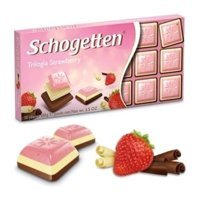 Schogetten Çilekli-Yoğurtlu Sütlü Çikolata 100 gr 5'li