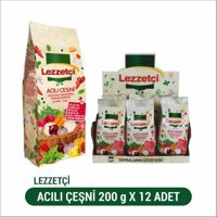 Lezzetçi Organik Vegan Acılı Çeşni 12x200 gr