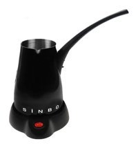 Sinbo SCM-2960 1000 W 5 Fincan 400 ml Kapasiteli Çelik Elektrikli Cezve Siyah
