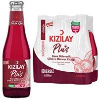 Kızılay Plus Karamürverli Çilekli Maden Suyu 6'lı 200 ml