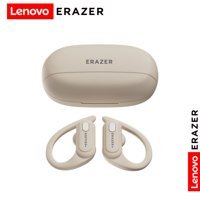 Lenovo Erazer XT60 Android & iOS Uyumlu Su Geçirmez Tek Mikrofonlu 5.0 Silikonsuz Gürültü Önleyici Kablosuz Kulak İçi Bluetooth Kulaklık Bej