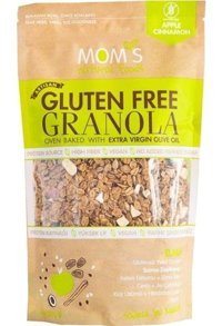 Mom's Natural Foods Glutensiz Elmalı Granola 360 gr