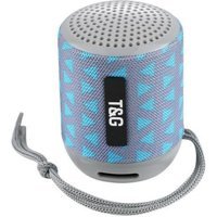 T&G TG129 Taşınabilir Gri-Mavi Bluetooth Hoparlör
