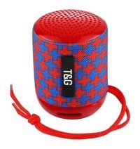 T&G TG129 Taşınabilir Kırmızı-Mavi Bluetooth Hoparlör