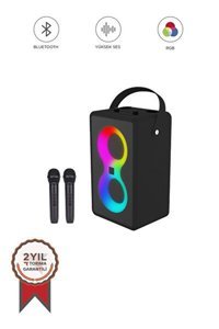 Torima M4401 15 W Radyolu Işıklı Taşınabilir Siyah Bluetooth Hoparlör