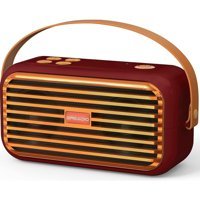 Jingyi Vintage 16 W Radyolu Taşınabilir Kahverengi Bluetooth Hoparlör